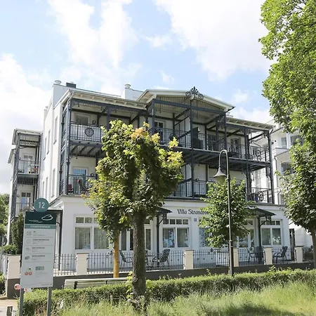Villa Strandblick In Binz, Fewos Direkt Am Strand Mit Balkon Und Teilweise Mit Meerblick Exterior foto