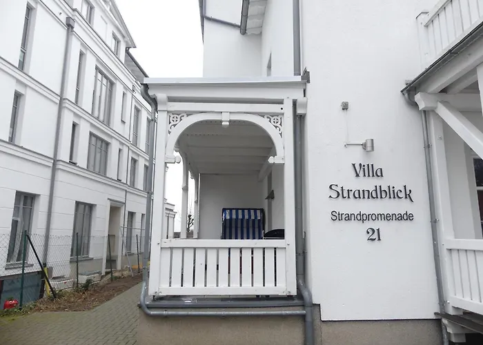 Villa Strandblick In Binz, Fewos Direkt Am Strand Mit Balkon Und Teilweise Mit Meerblick