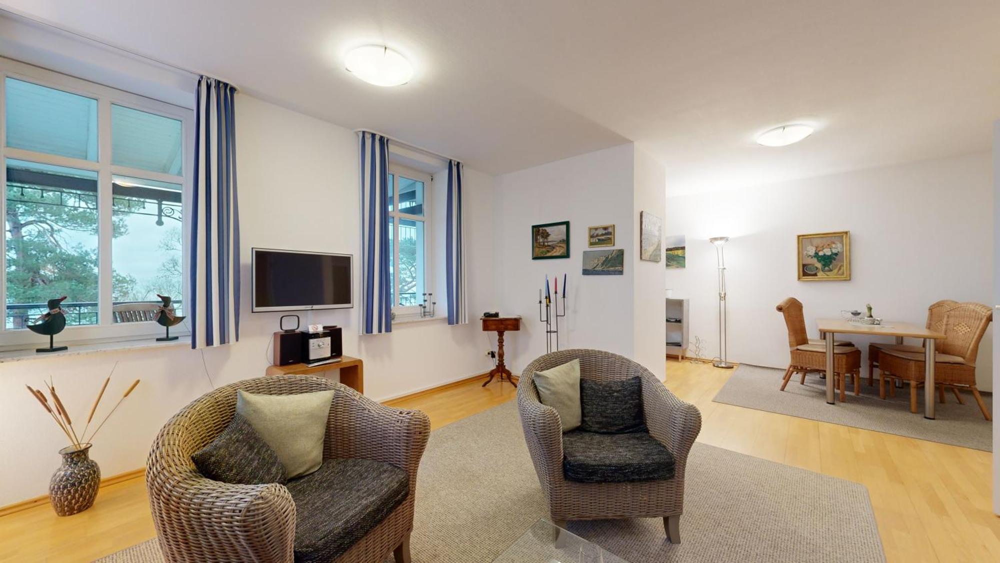 Strandblick In Binz, Fewos Direkt Am Mit Balkon Und Teilweise Mit Meerblick Апартаменты